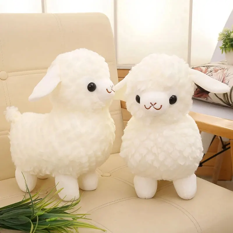 White Alpaca Sheep Llama Stuffed Plush Toy - Image 10