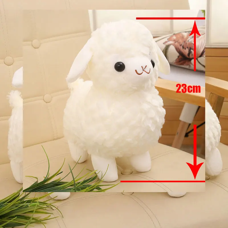 White Alpaca Sheep Llama Stuffed Plush Toy - Image 13