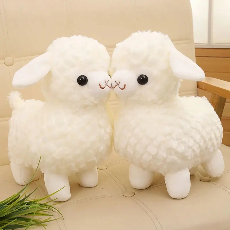 White Alpaca Sheep Llama Stuffed Plush Toy - Image 16
