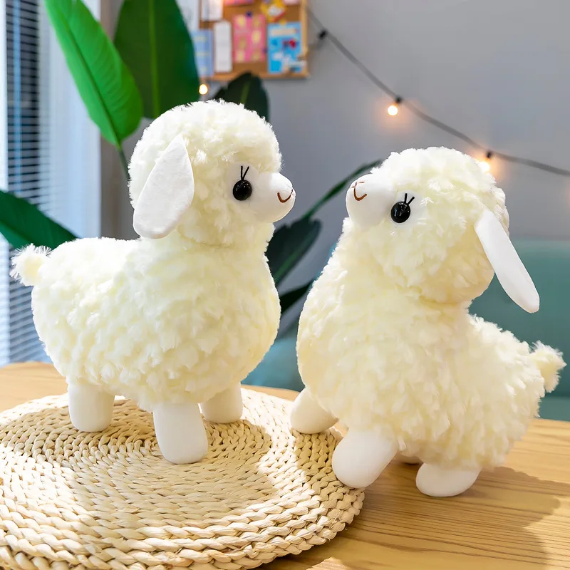 White Alpaca Sheep Llama Stuffed Plush Toy - Image 3