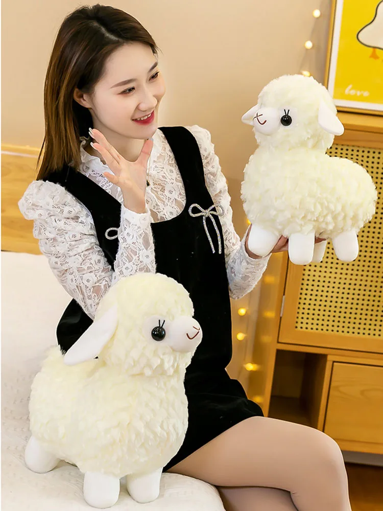 White Alpaca Sheep Llama Stuffed Plush Toy - Image 5