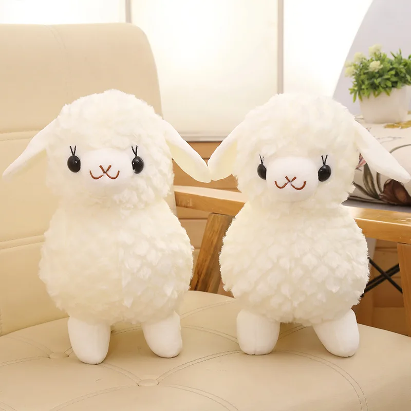 White Alpaca Sheep Llama Stuffed Plush Toy - Image 7