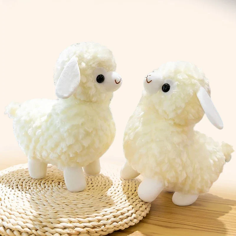 White Alpaca Sheep Llama Stuffed Plush Toy - Image 9