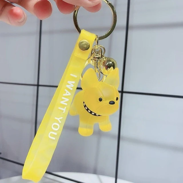 Molang Rabbit Korean Cartoon Keychain Cute And Exquisite Pvc Cartoon Doll Key Chain Hanging Decoration Keyring Accessories - Image 10