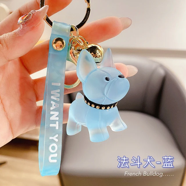 Molang Rabbit Korean Cartoon Keychain Cute And Exquisite Pvc Cartoon Doll Key Chain Hanging Decoration Keyring Accessories - Image 11