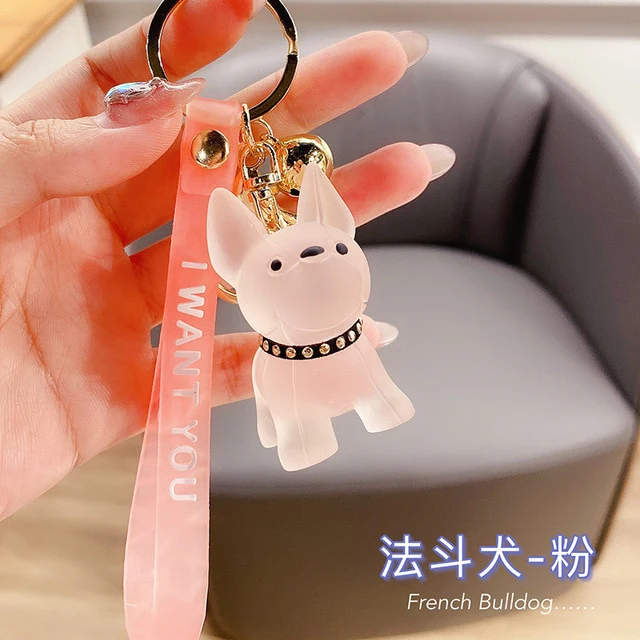 Molang Rabbit Korean Cartoon Keychain Cute And Exquisite Pvc Cartoon Doll Key Chain Hanging Decoration Keyring Accessories - Image 12