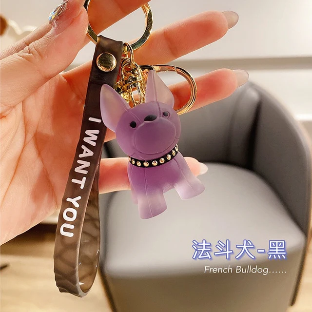 Molang Rabbit Korean Cartoon Keychain Cute And Exquisite Pvc Cartoon Doll Key Chain Hanging Decoration Keyring Accessories - Image 7