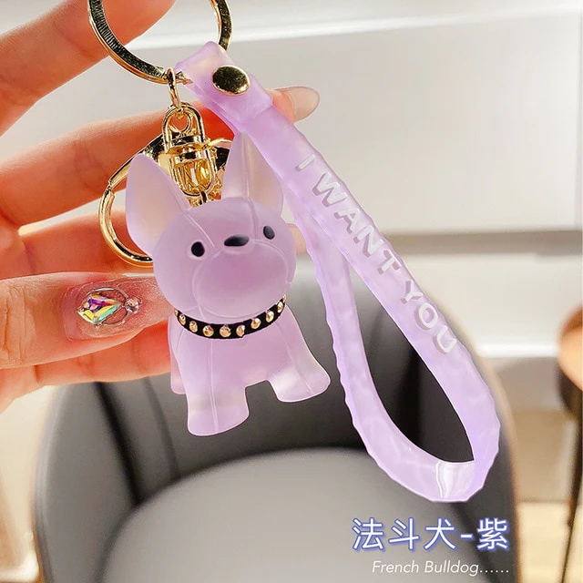 Molang Rabbit Korean Cartoon Keychain Cute And Exquisite Pvc Cartoon Doll Key Chain Hanging Decoration Keyring Accessories - Image 8