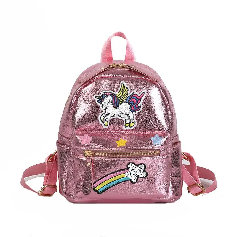 Holographic Backpack Unicorn Patches Rainbow Cloud Star - Image 41