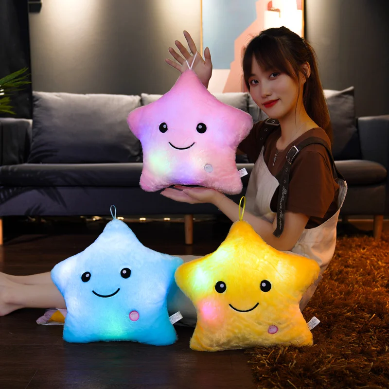 Luminous Star Plush Glowing LED Stars Cushion - Image 12