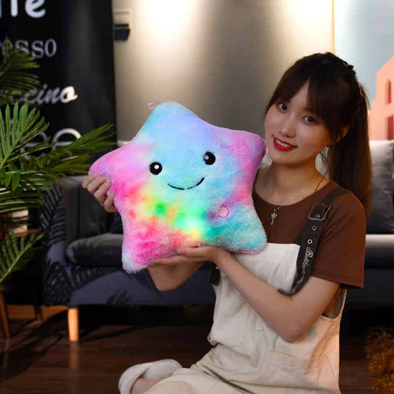 Luminous Star Plush Glowing LED Stars Cushion - Image 13