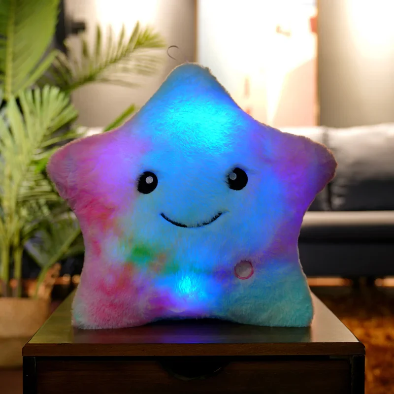 Luminous Star Plush Glowing LED Stars Cushion - Image 4