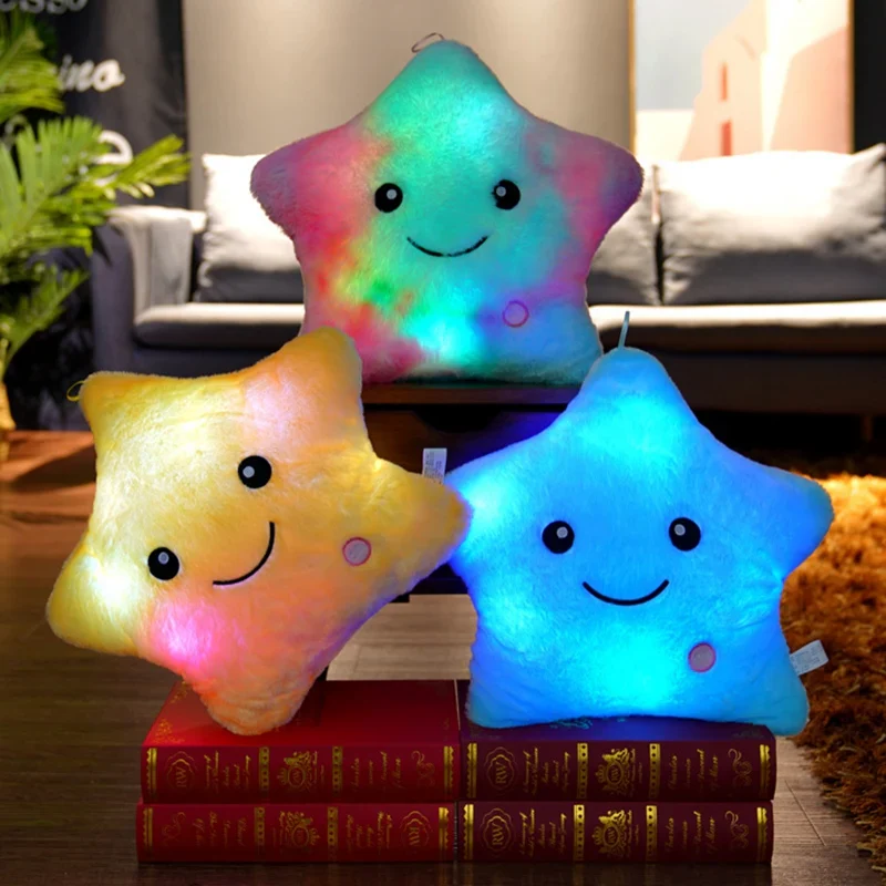 Luminous Star Plush Glowing LED Stars Cushion - Image 9