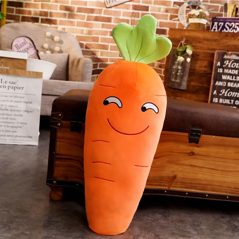 Cartoon Carrot Plant Vegetable Plush Stuffed Soft Toy Huge - Image 16