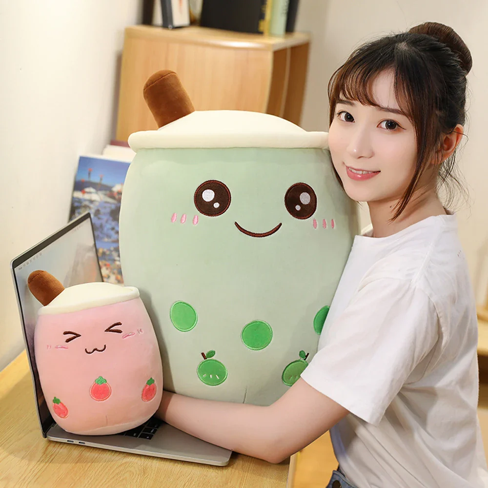 Bubble Tea Boba Milk Tea Drink Plushie - Image 3