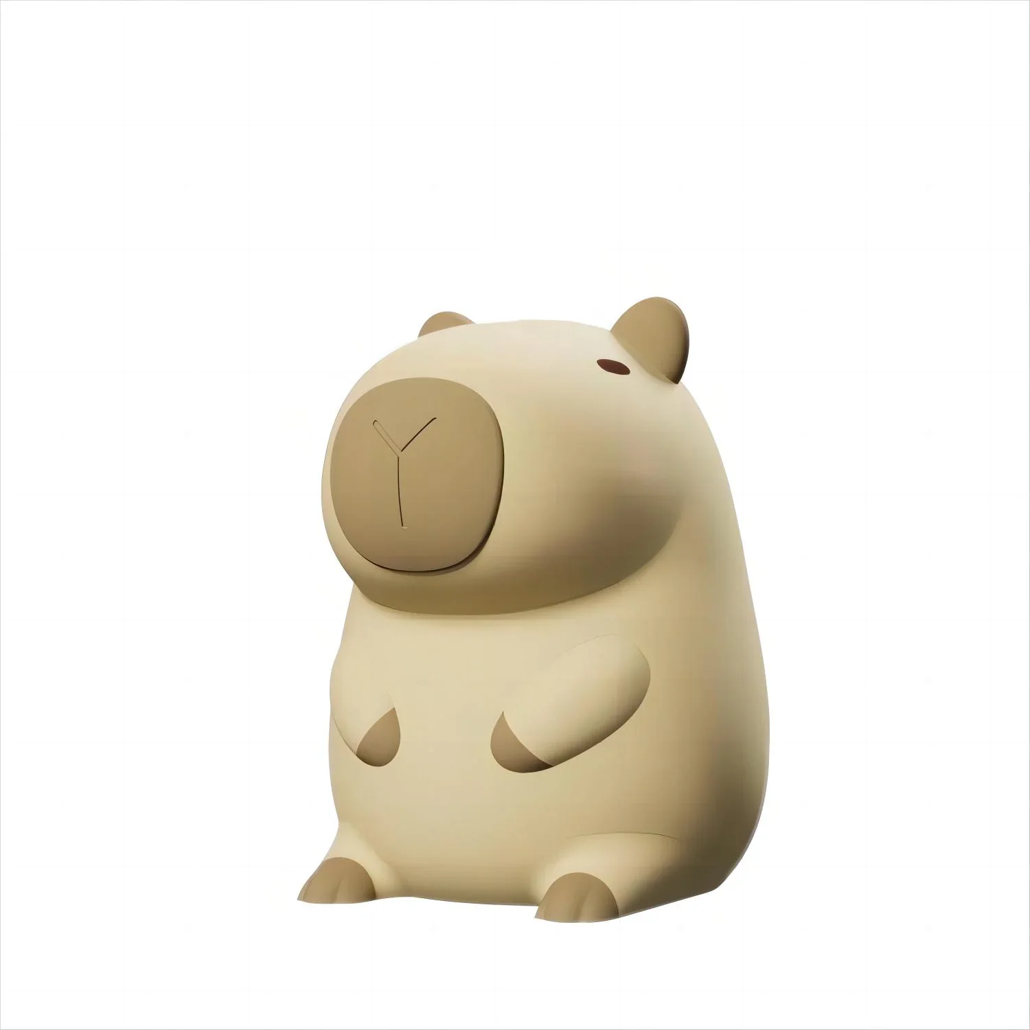Capybara Silicone Night Light USB Rechargeable Timing Dimming - Image 7