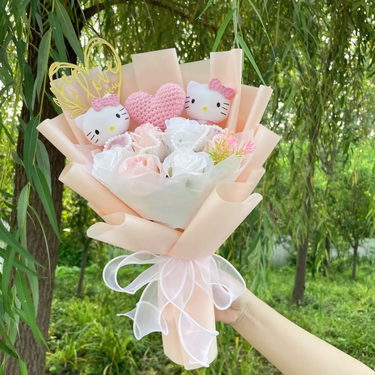 Sanrio Hello Kitty Plush Bouquet Flowers - Image 17