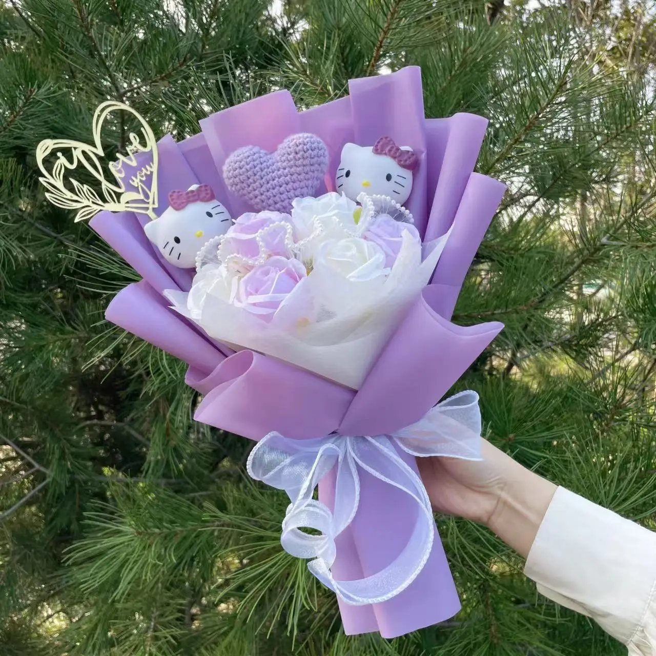 Sanrio Hello Kitty Plush Bouquet Flowers - Image 18