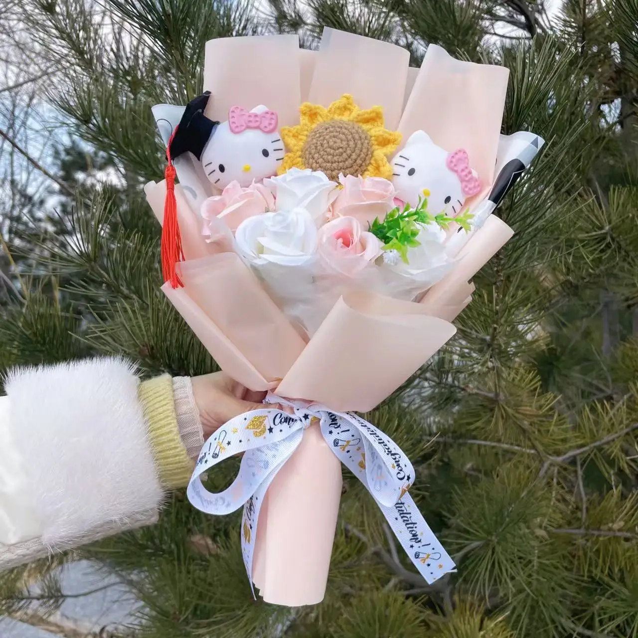 Sanrio Hello Kitty Plush Bouquet Flowers - Image 25