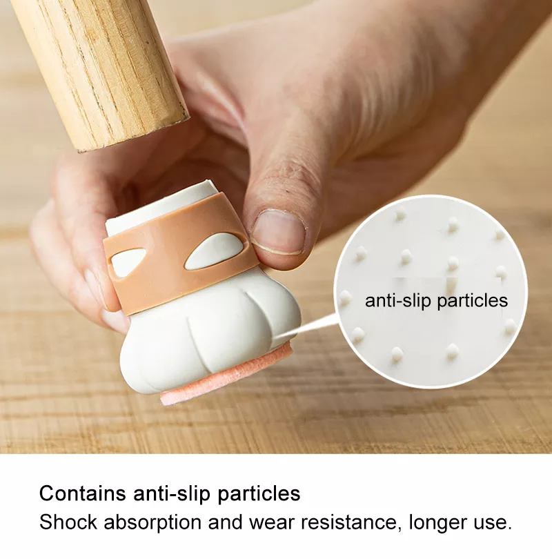 Silicone Chair Leg Caps Cat Claw Foot Pads Home Decor - Image 17
