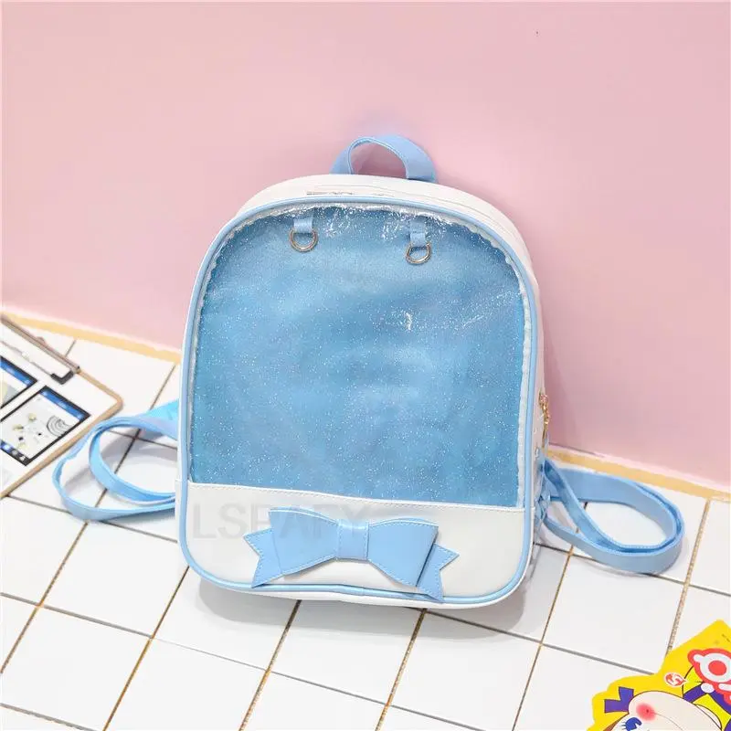 Clear Transparent Bow School Backpack Rucksack Japanese School - Image 22