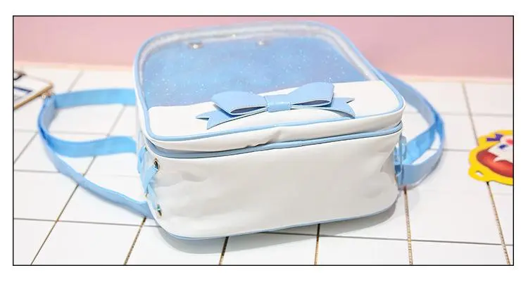 Clear Transparent Bow School Backpack Rucksack Japanese School - Image 34