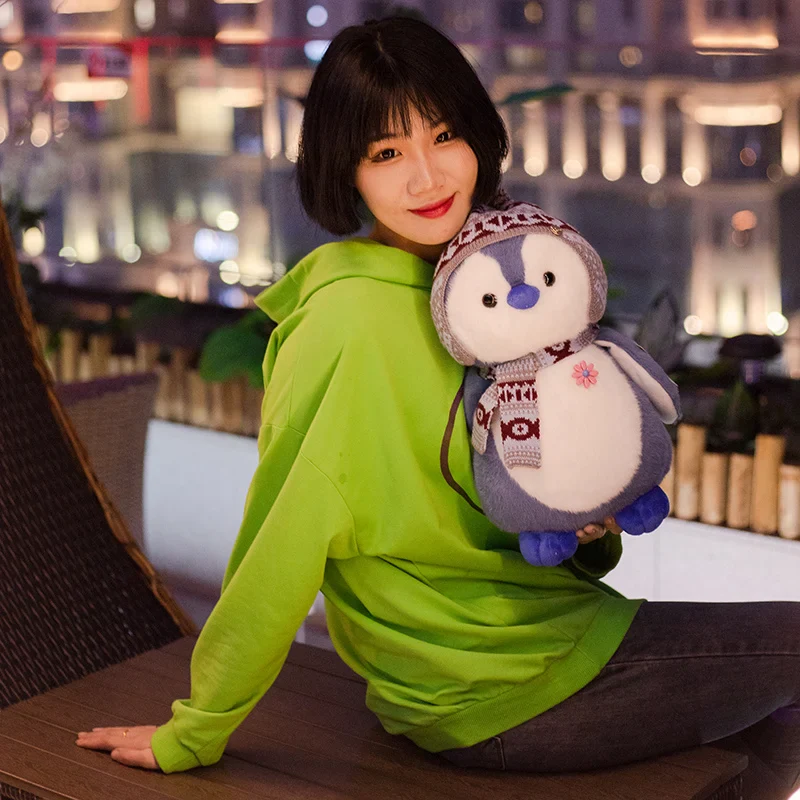 Cosy Penguin With Scarf and Hat Plush Winter Christmas Plush - Image 11