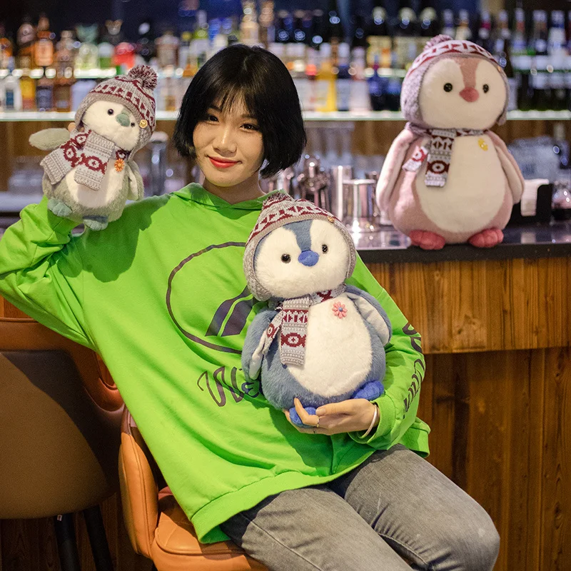 Cosy Penguin With Scarf and Hat Plush Winter Christmas Plush - Image 13