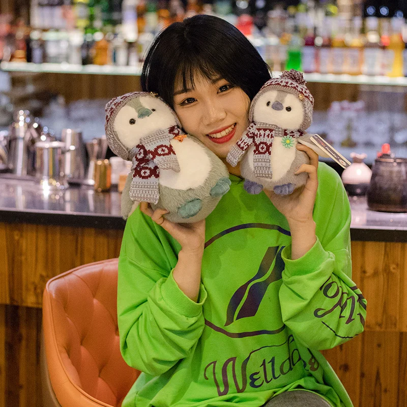 Cosy Penguin With Scarf and Hat Plush Winter Christmas Plush - Image 15