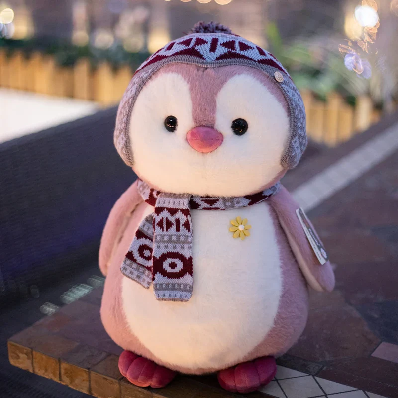Cosy Penguin With Scarf and Hat Plush Winter Christmas Plush - Image 19