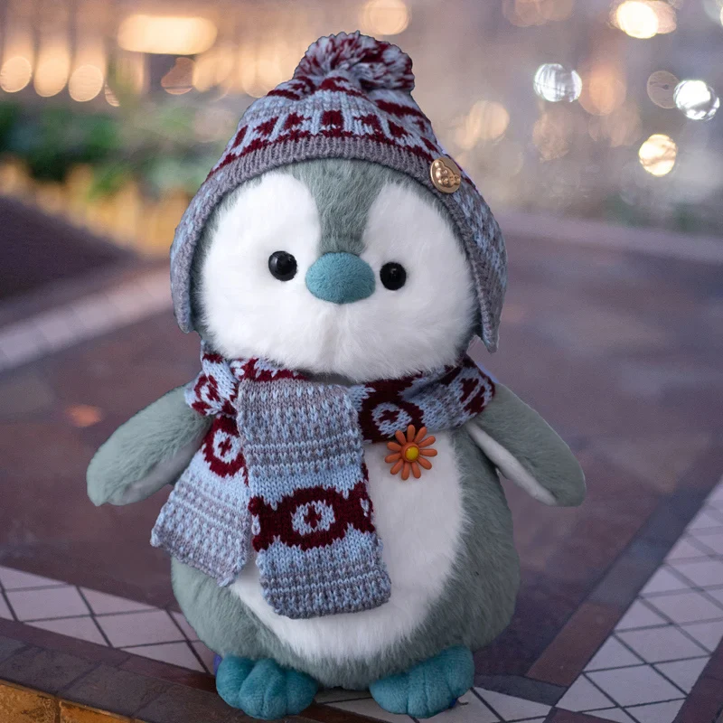 Cosy Penguin With Scarf and Hat Plush Winter Christmas Plush - Image 24