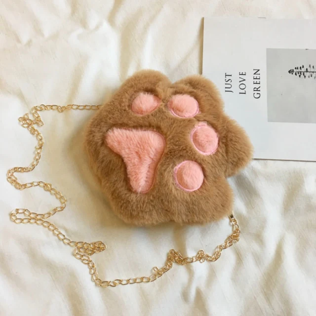 Cat Paw Chain Crossbody Bag - Image 3
