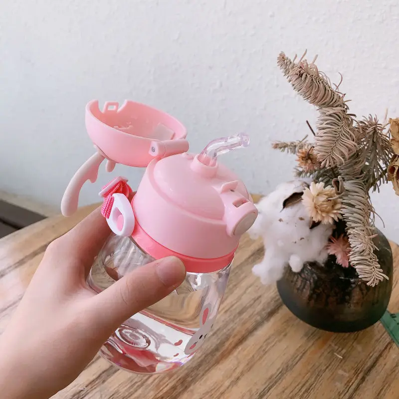 Cute Deer Antlers Water Bottle Pink Blue Yellow Green - Image 9