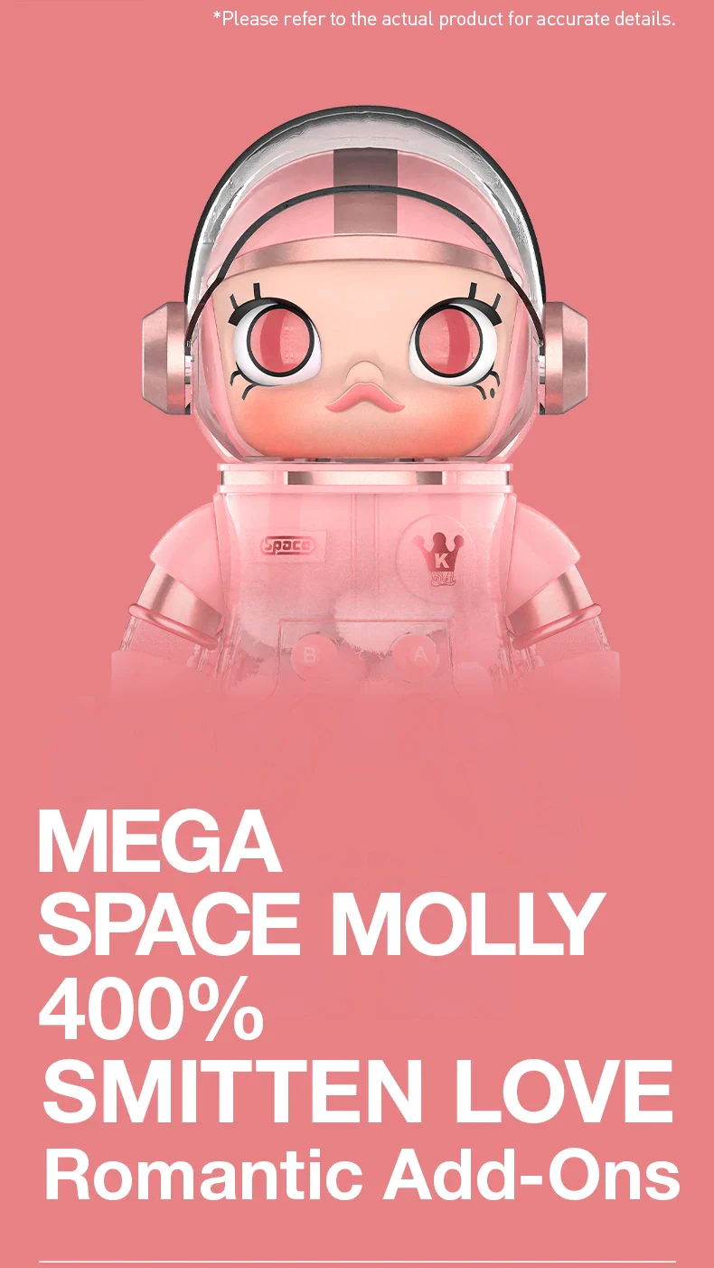 Genuine Pop Mart Mega Space Molly 400% Smitten Love Limited Edition Figure - Image 11