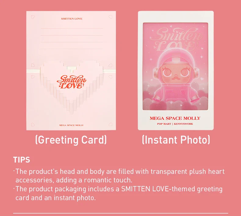 Genuine Pop Mart Mega Space Molly 400% Smitten Love Limited Edition Figure - Image 12