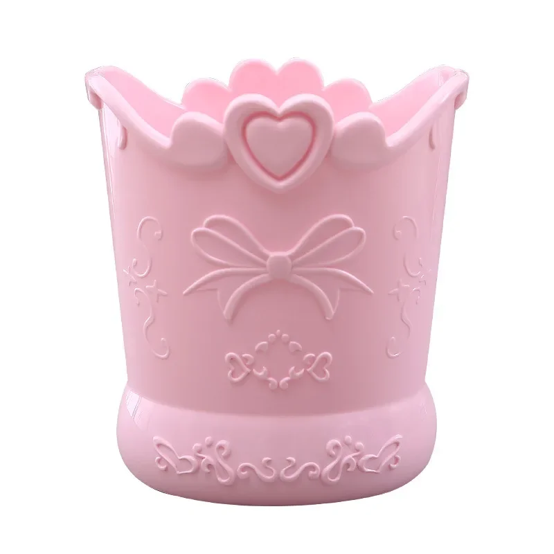 Floral Heart Pen Pot Organiser Tub Holder - Pink, Lilac, Blue - Image 16