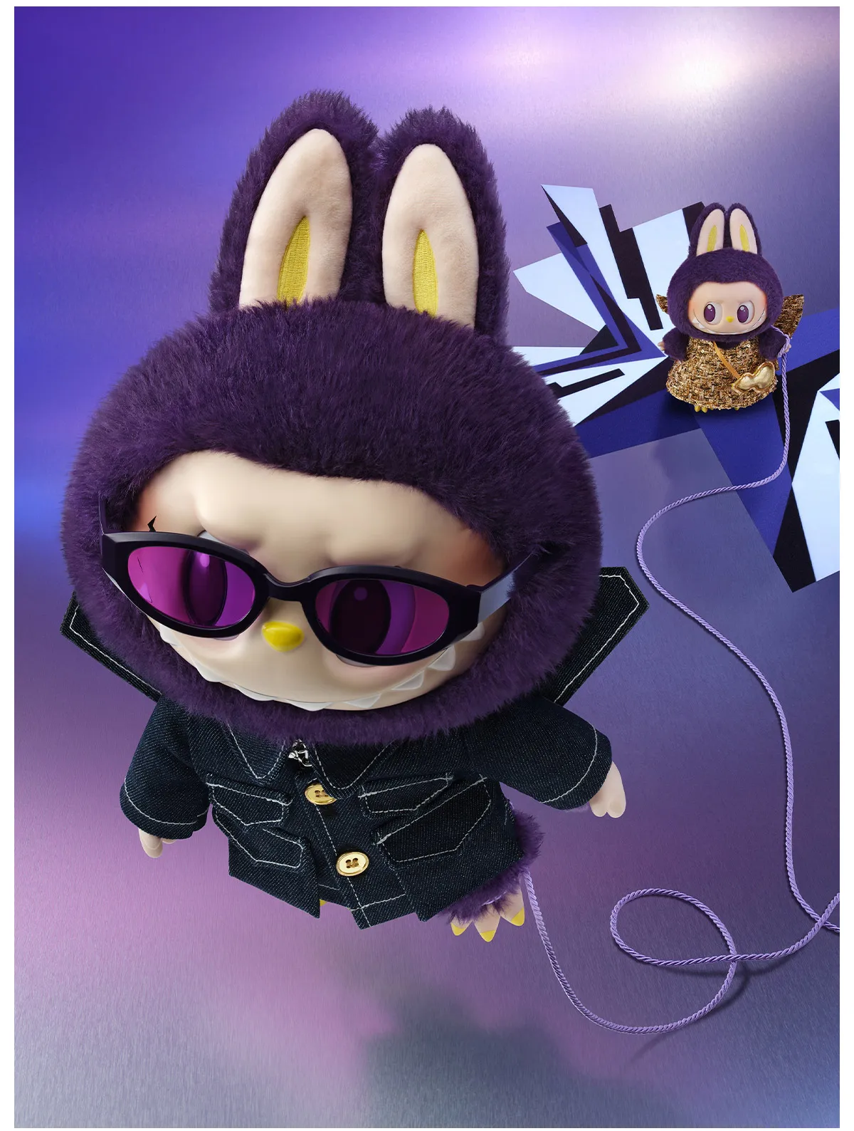 Genuine Labubu × Pronounce - Wings of Fortune Vinyl Plush Hanging Card - Image 11