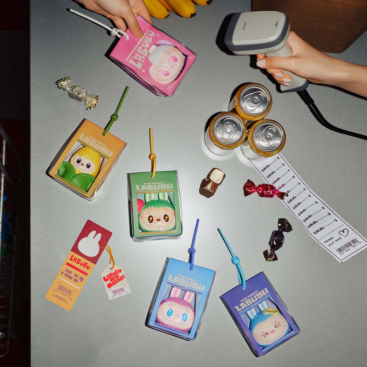 Genuine Pop Mart The Monsters Labubu Wacky Mart Series - Pinch Pendant Blind Box - Image 5