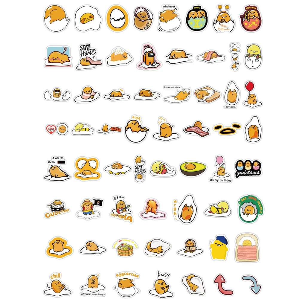 Sanrio Gudetama Lazy Egg Stickers Decoration Decals - Image 6