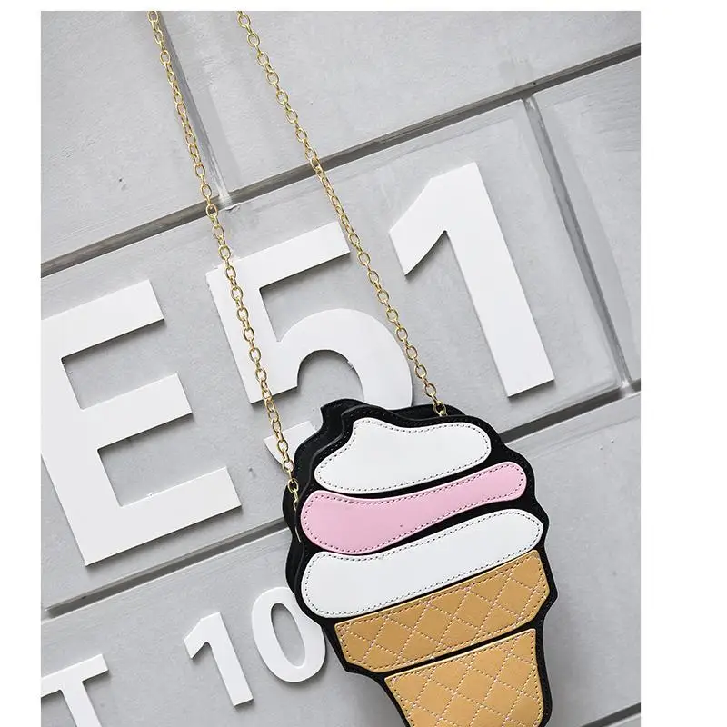 Ice Cream Cupcake Shape Mini Shoulder Bag - Image 5