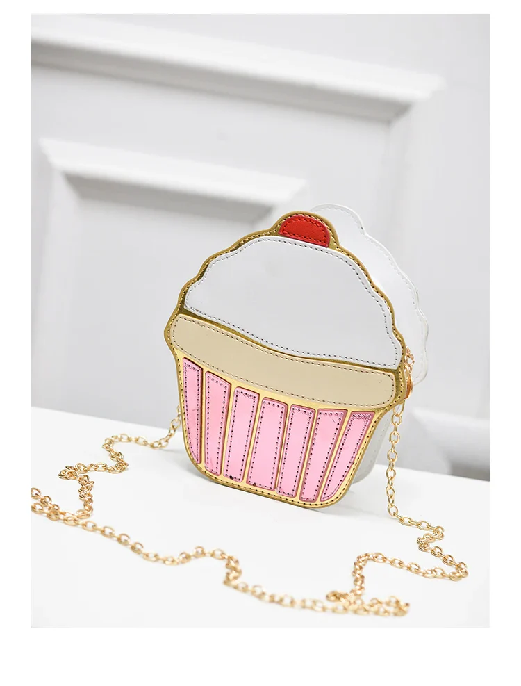 Ice Cream Cupcake Shape Mini Shoulder Bag - Image 8