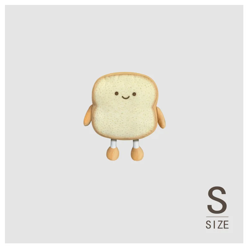 Happy and Sad Face Toast Bread Plushie - Image 13