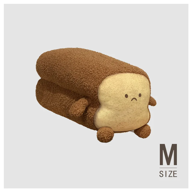 Happy and Sad Face Toast Bread Plushie - Image 14