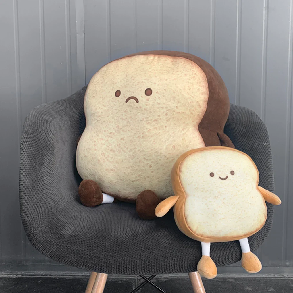 Happy and Sad Face Toast Bread Plushie - Image 16
