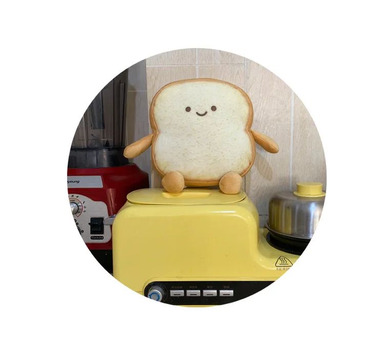 Happy and Sad Face Toast Bread Plushie - Image 7