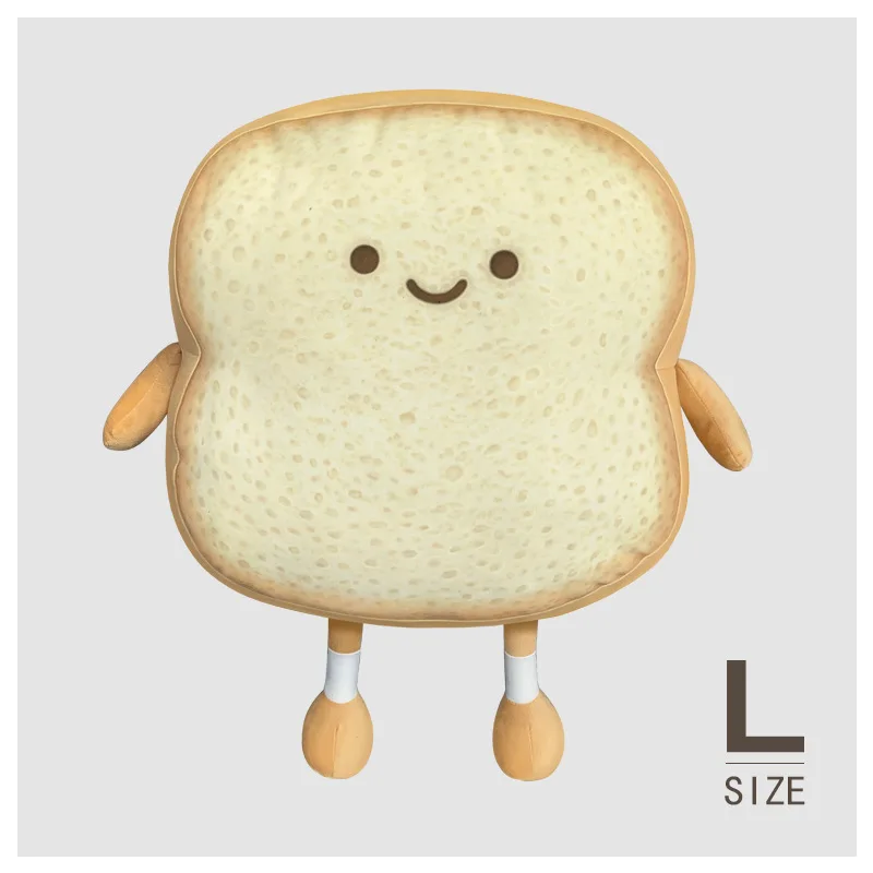 Happy and Sad Face Toast Bread Plushie - Image 9