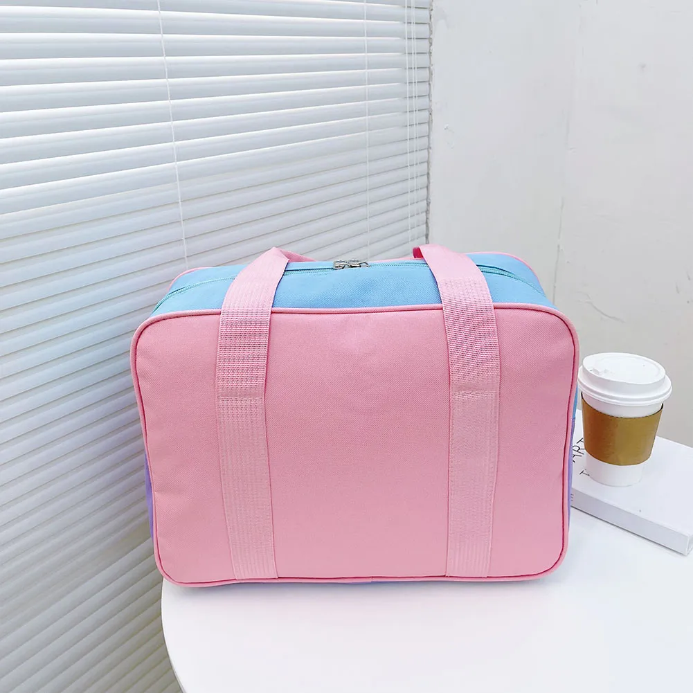 Heart PU Leather Laptop Bag Pastel Handbag Top Handle Japanese Style School Bag - Image 7