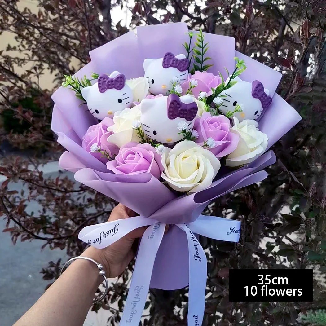 Sanrio Hello Kitty Plush Bouquet Flowers - Image 15