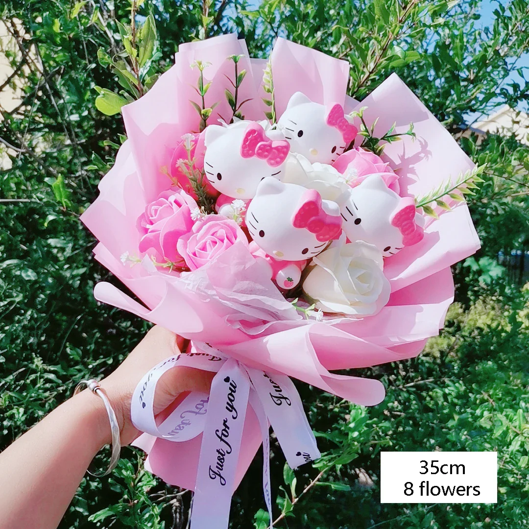Sanrio Hello Kitty Plush Bouquet Flowers - Image 24