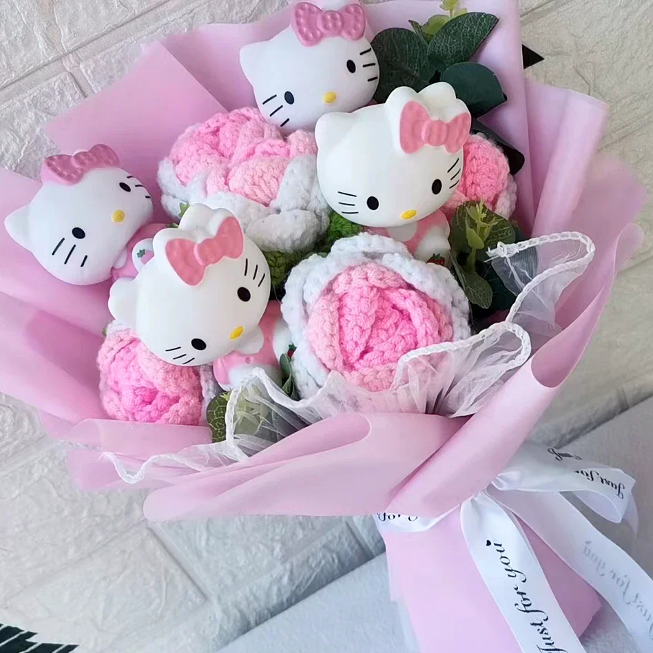 Sanrio Hello Kitty Plush Bouquet Flowers - Image 3